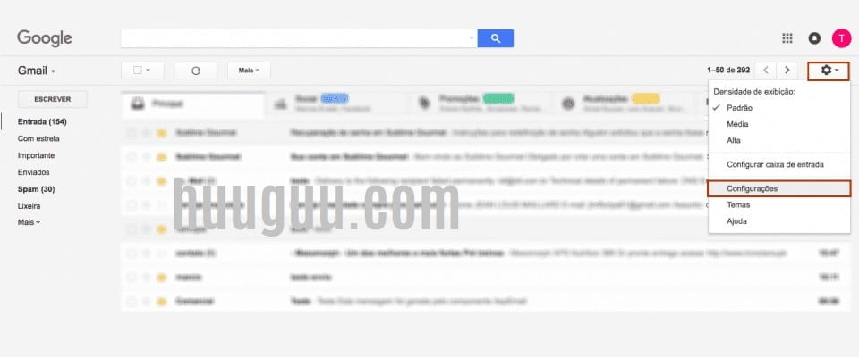 acesse a sua conta do Gmail - tela 1