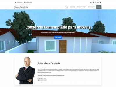Site Catálogo de Cotas de Consórcio